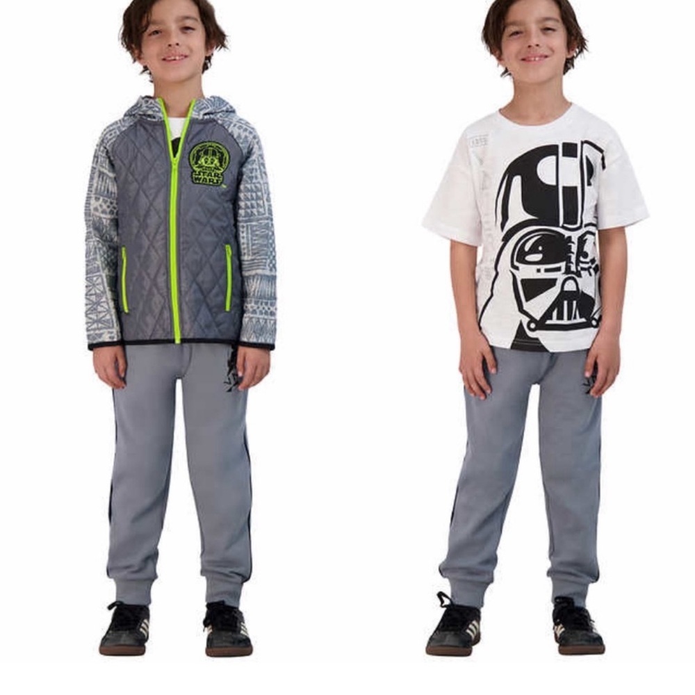 STAR WARS Kids Boys 3-pc Sweater Fleece
Set Hoodie+Shirt+Pants Size 3T, 4T, 5